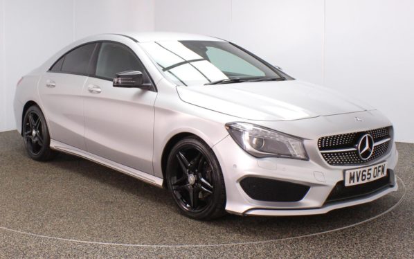 Used 2015 SILVER MERCEDES-BENZ CLA Coupe 1.6 CLA 180 AMG SPORT 4d 121 BHP (reg. 2015-09-28) for sale in Crompton