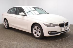 Used 2015 WHITE BMW 3 SERIES Saloon 2.0 316D SPORT 4d 114 BHP (reg. 2015-07-21) for sale in Crompton