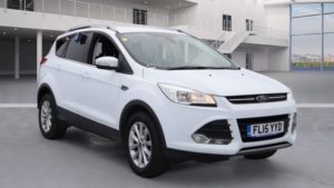 Used 2015 WHITE FORD KUGA Hatchback 2.0 TITANIUM TDCI 5d 148 BHP (reg. 2015-03-30) for sale in Radcliffe