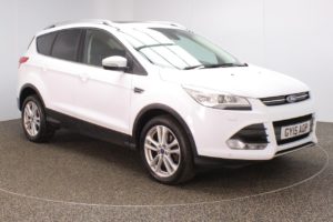 Used 2015 WHITE FORD KUGA Hatchback 2.0 TITANIUM X TDCI 5d 148 BHP (reg. 2015-06-03) for sale in Crompton