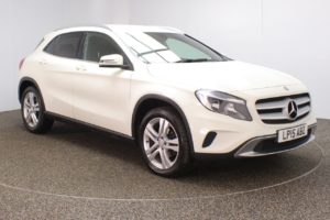 Used 2015 WHITE MERCEDES-BENZ GLA-CLASS Estate 2.1 GLA200 CDI SPORT 5d AUTO 136 BHP (reg. 2015-05-31) for sale in Crompton