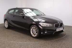 Used 2016 BLACK BMW 1 SERIES Hatchback 1.5 116D ED PLUS 3d 114 BHP (reg. 2016-11-22) for sale in Crompton