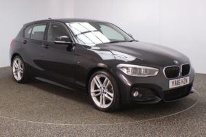 Used 2016 BLACK BMW 1 SERIES Hatchback 1.5 116D M SPORT 5d 114 BHP (reg. 2016-06-06) for sale in Crompton