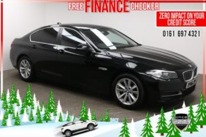 Used 2016 BLACK BMW 5 SERIES Saloon 2.0 520D SE 4d AUTO 188 BHP (reg. 2016-09-27) for sale in Radcliffe
