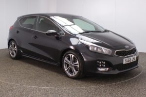 Used 2016 BLACK KIA CEED Hatchback 1.0 GT-LINE ISG 5d 118 BHP (reg. 2016-09-01) for sale in Crompton