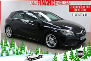 Used 2016 BLACK MERCEDES-BENZ A-CLASS Hatchback 2.1 A 220 D AMG LINE 5d AUTO 174 BHP (reg. 2016-05-31) for sale in Radcliffe