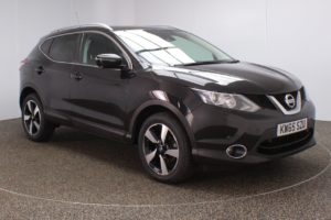 Used 2016 BLACK NISSAN QASHQAI Hatchback 1.6 DCI N-TEC PLUS 5d 128 BHP (reg. 2016-02-12) for sale in Crompton