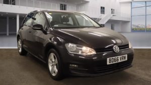 Used 2016 BLACK VOLKSWAGEN GOLF Hatchback 1.6 MATCH EDITION TDI BMT 5d 109 BHP (reg. 2016-09-29) for sale in Crompton