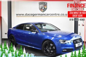 Used 2016 BLUE AUDI S5 Coupe 3.0 S5 TFSI QUATTRO BLACK EDITION 3d AUTO 328 BHP (reg. 2016-09-01) for sale in Altrincham