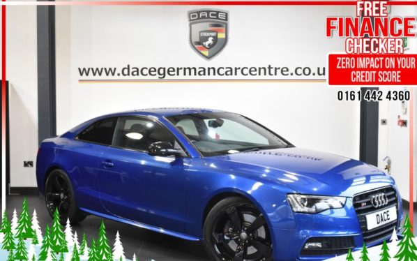 Used 2016 BLUE AUDI S5 Coupe 3.0 S5 TFSI QUATTRO BLACK EDITION 3d AUTO 328 BHP (reg. 2016-09-01) for sale in Altrincham
