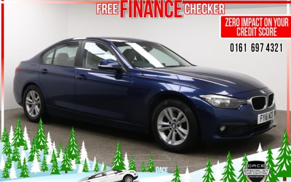 Used 2016 BLUE BMW 3 SERIES Saloon 2.0 320D ED PLUS 4d AUTO 161 BHP (reg. 2016-05-19) for sale in Radcliffe