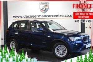 Used 2016 BLUE BMW X3 4x4 2.0 XDRIVE20D SE AUTO 5DR 188 BHP (reg. 2016-04-28) for sale in Altrincham