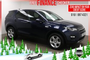 Used 2016 BLUE LAND ROVER DISCOVERY SPORT 4x4 2.0 TD4 HSE 5d 150 BHP (reg. 2016-06-13) for sale in Radcliffe