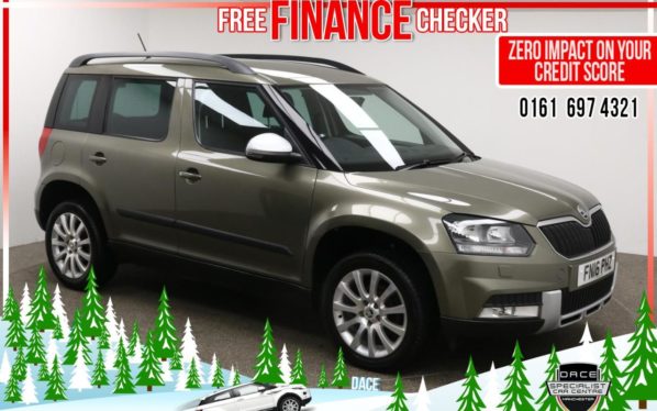 Used 2016 GREEN SKODA YETI OUTDOOR Hatchback 1.2 SE TSI DSG 5d AUTO 109 BHP (reg. 2016-03-09) for sale in Radcliffe