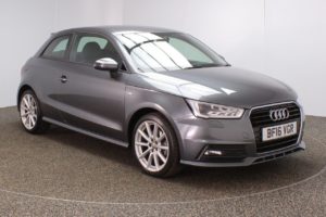 Used 2016 GREY AUDI A1 Hatchback 1.4 TFSI S LINE 3d 123 BHP (reg. 2016-03-14) for sale in Crompton