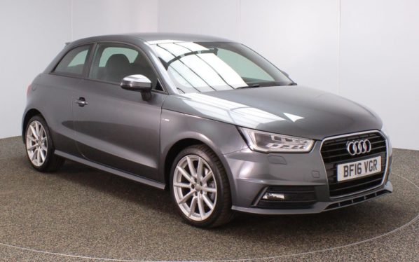 Used 2016 GREY AUDI A1 Hatchback 1.4 TFSI S LINE 3d 123 BHP (reg. 2016-03-14) for sale in Crompton