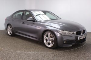 Used 2016 GREY BMW 3 SERIES Saloon 3.0 330D M SPORT 4d AUTO 255 BHP (reg. 2016-03-07) for sale in Crompton