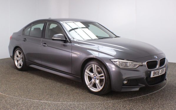 Used 2016 GREY BMW 3 SERIES Saloon 3.0 330D M SPORT 4d AUTO 255 BHP (reg. 2016-03-07) for sale in Crompton