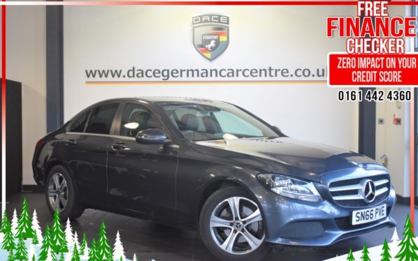 Used 2016 GREY MERCEDES-BENZ C-CLASS Saloon 2.1 C220 D SE 4d 170 BHP (reg. 2016-09-27) for sale in Altrincham