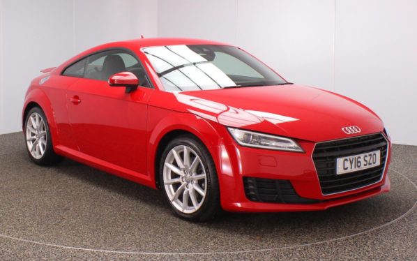 Used 2016 RED AUDI TT Coupe 2.0 TFSI SPORT 2d AUTO 227 BHP (reg. 2016-05-27) for sale in Crompton