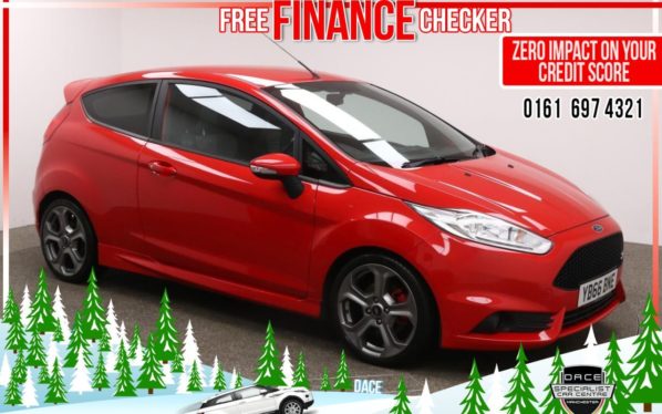 Used 2016 RED FORD FIESTA Hatchback 1.6 ST-2 3d 180 BHP (reg. 2016-11-24) for sale in Radcliffe