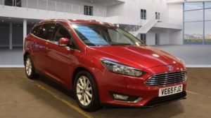 Used 2016 RED FORD FOCUS Estate 2.0 TITANIUM TDCI 5d 148 BHP (reg. 2016-01-13) for sale in Radcliffe