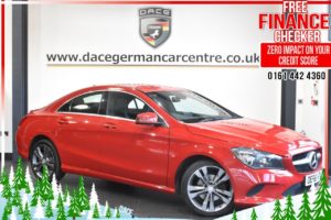 Used 2016 RED MERCEDES-BENZ CLA Saloon CLA 200D SPORT 4DR 136 BHP (reg. 2016-12-16) for sale in Altrincham