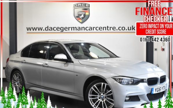 Used 2016 SILVER BMW 3 SERIES Saloon 2.0 320I XDRIVE M SPORT 4d AUTO 181 BHP (reg. 2016-04-21) for sale in Altrincham
