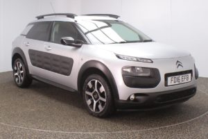 Used 2016 SILVER CITROEN C4 CACTUS Hatchback 1.6 BLUEHDI FLAIR 5d 98 BHP (reg. 2016-05-26) for sale in Crompton