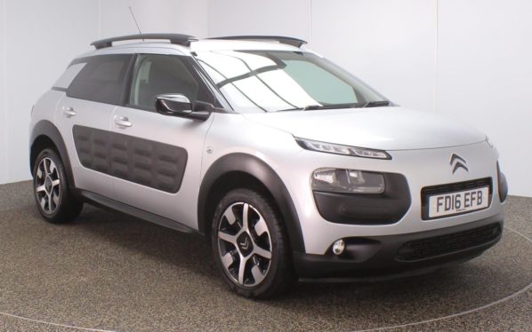 Used 2016 SILVER CITROEN C4 CACTUS Hatchback 1.6 BLUEHDI FLAIR 5d 98 BHP (reg. 2016-05-26) for sale in Crompton