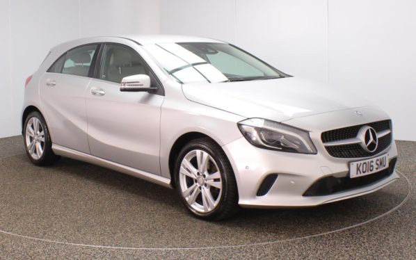 Used 2016 SILVER MERCEDES-BENZ A-CLASS Hatchback 1.5 A 180 D SPORT PREMIUM 5d 107 BHP (reg. 2016-06-24) for sale in Crompton