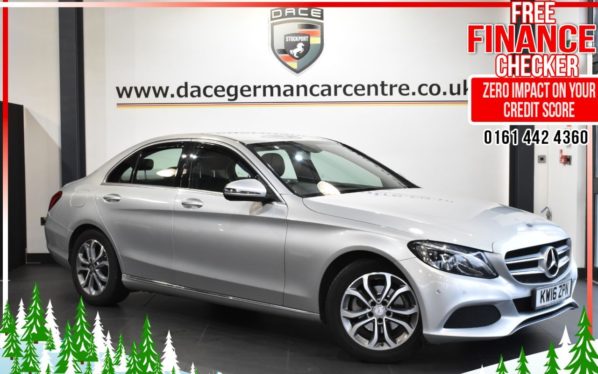 Used 2016 SILVER MERCEDES-BENZ C-CLASS Saloon 1.6 C200 D SPORT 4d AUTO 136 BHP (reg. 2016-05-27) for sale in Altrincham