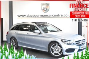 Used 2016 SILVER MERCEDES-BENZ C-CLASS Estate 2.1 C220 D AMG LINE PREMIUM PLUS 5d AUTO 170 BHP (reg. 2016-04-21) for sale in Altrincham