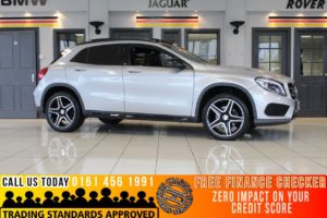 Used 2016 SILVER MERCEDES-BENZ GLA-CLASS Estate 2.0 GLA 250 4MATIC AMG LINE PREMIUM PLUS 5d AUTO 208 BHP (reg. 2016-07-28) for sale in Romiley
