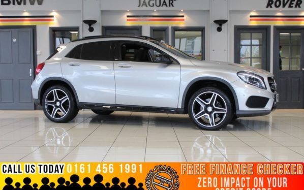 Used 2016 SILVER MERCEDES-BENZ GLA-CLASS Estate 2.0 GLA 250 4MATIC AMG LINE PREMIUM PLUS 5d AUTO 208 BHP (reg. 2016-07-28) for sale in Romiley