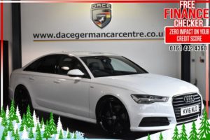 Used 2016 WHITE AUDI A6 Saloon 2.0 TDI ULTRA BLACK EDITION 4d 188 BHP (reg. 2016-03-03) for sale in Altrincham