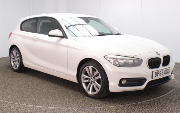 Used 2016 WHITE BMW 1 SERIES Hatchback 1.5 116D SPORT 3d 114 BHP (reg. 2016-12-15) for sale in Crompton