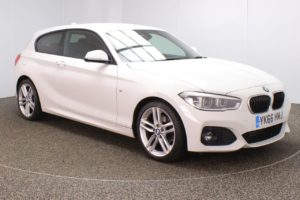 Used 2016 WHITE BMW 1 SERIES Hatchback 2.0 118D M SPORT 3d 147 BHP (reg. 2016-12-19) for sale in Crompton