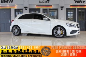 Used 2016 WHITE MERCEDES-BENZ A-CLASS Hatchback 1.5 A 180 D AMG LINE PREMIUM 5d 107 BHP (reg. 2016-05-11) for sale in Romiley