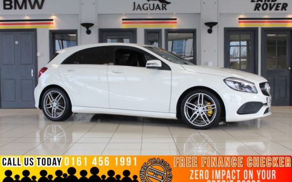 Used 2016 WHITE MERCEDES-BENZ A-CLASS Hatchback 1.5 A 180 D AMG LINE PREMIUM 5d 107 BHP (reg. 2016-05-11) for sale in Romiley