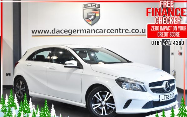 Used 2016 WHITE MERCEDES-BENZ A-CLASS Hatchback 1.5 A 180 D SE 5d 107 BHP (reg. 2016-09-01) for sale in Altrincham