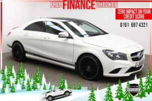 Used 2016 WHITE MERCEDES-BENZ CLA Coupe 1.6 CLA 180 AMG LINE 4d (reg. 2016-01-29) for sale in Radcliffe