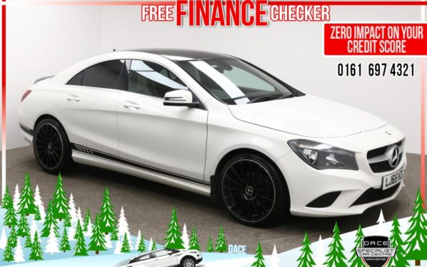 Used 2016 WHITE MERCEDES-BENZ CLA Coupe 1.6 CLA 180 AMG LINE 4d (reg. 2016-01-29) for sale in Radcliffe