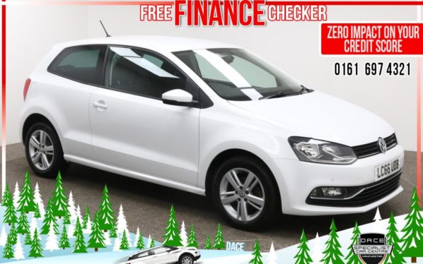 Used 2016 WHITE VOLKSWAGEN POLO Hatchback 1.0 MATCH 3d 60 BHP (reg. 2016-11-30) for sale in Radcliffe