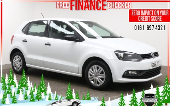 Used 2016 WHITE VOLKSWAGEN POLO Hatchback 1.0 S AC 5d 60 BHP (reg. 2016-05-23) for sale in Radcliffe
