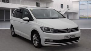 Used 2016 WHITE VOLKSWAGEN TOURAN MPV 1.6 SE FAMILY TDI BLUEMOTION TECHNOLOGY 5d 109 BHP (reg. 2016-05-13) for sale in Radcliffe