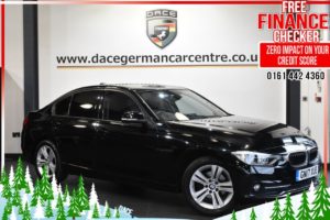 Used 2017 BLACK BMW 3 SERIES Saloon 1.5 318I SPORT 4d 135 BHP (reg. 2017-03-14) for sale in Altrincham
