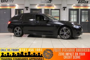 Used 2017 BLACK BMW 3 SERIES Estate 2.0 320D XDRIVE M SPORT TOURING 5d AUTO 188 BHP (reg. 2017-09-28) for sale in Romiley