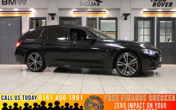 Used 2017 BLACK BMW 3 SERIES Estate 2.0 320D XDRIVE M SPORT TOURING 5d AUTO 188 BHP (reg. 2017-09-28) for sale in Romiley