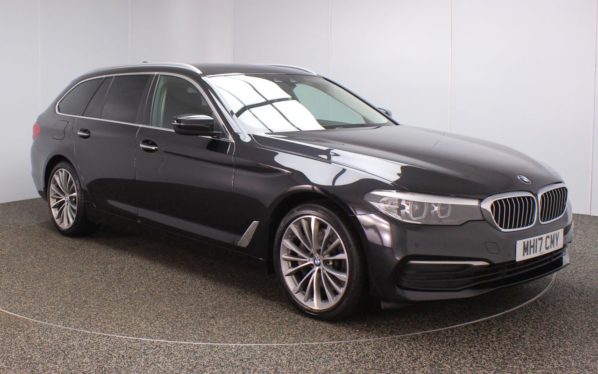 Used 2017 BLACK BMW 5 SERIES Estate 3.0 530D XDRIVE SE TOURING 5d AUTO 261 BHP (reg. 2017-08-31) for sale in Crompton